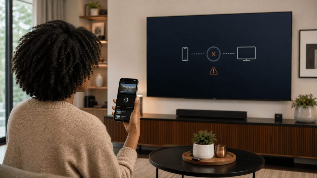 Smart TV Samsung não espelha o celular? Veja como corrigir Entenda as causas mais comuns e veja soluções simples para conectar o celular à TV