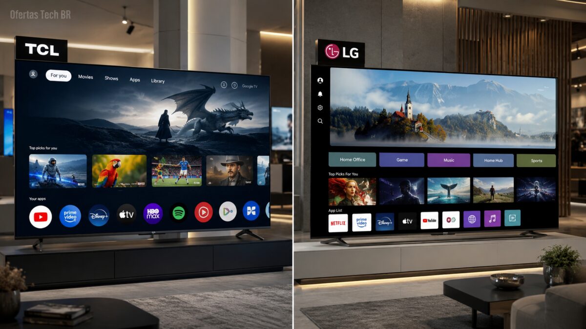 TCL ou LG: qual Smart TV compensa mais ? Entenda qual Smart TV faz mais sentido para o seu uso antes de comprar só pelo preço