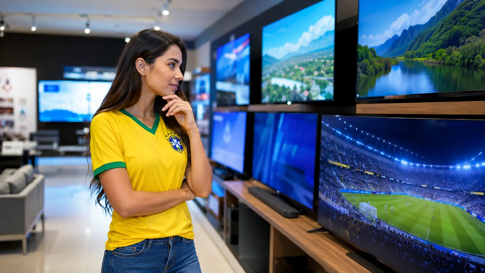 Smart TV para assistir à Copa: 5 coisas que você precisa olhar antes de comprar Veja os detalhes que realmente fazem diferença antes de escolher sua TV para os jogos.
